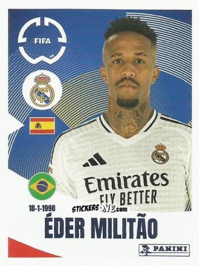 Sticker Éder Militão - FIFA Club World Cup 2025
 n. 481 - Panini