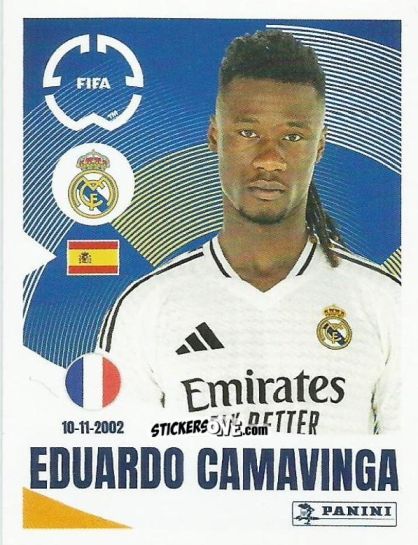 Cromo Eduardo Camavinga - FIFA Club World Cup 2025
 n. 488 - Panini