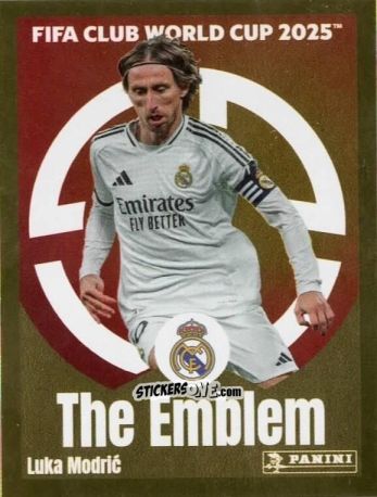 Sticker Luka Modrić (The Emblem) - FIFA Club World Cup 2025
 n. 490 - Panini