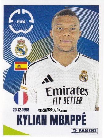 Sticker Kylian Mbappé - FIFA Club World Cup 2025
 n. 492 - Panini