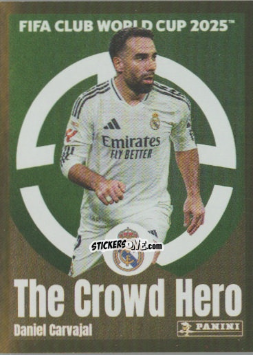 Cromo Daniel Carvajal (The Crowd Hero) - FIFA Club World Cup 2025
 n. 496 - Panini