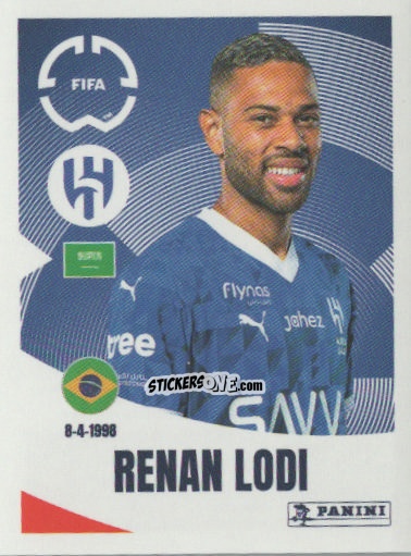 Cromo Renan Lodi - FIFA Club World Cup 2025
 n. 500 - Panini