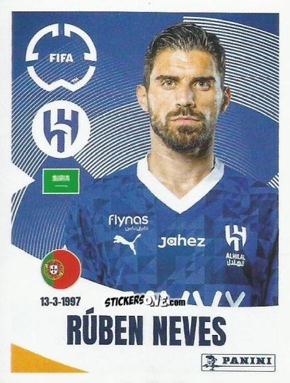 Sticker Rúben Neves - FIFA Club World Cup 2025
 n. 504 - Panini