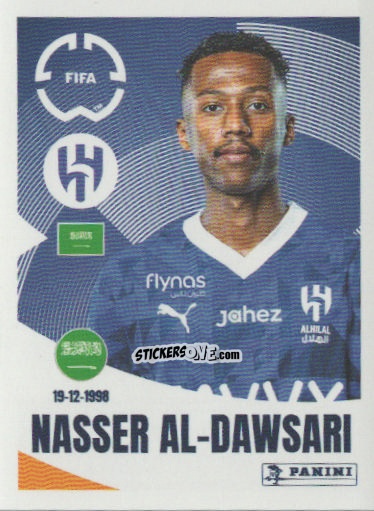 Cromo Nasser Al-Dawsari - FIFA Club World Cup 2025
 n. 506 - Panini