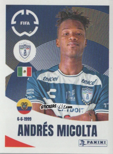 Cromo Andrés Micolta - FIFA Club World Cup 2025
 n. 522 - Panini