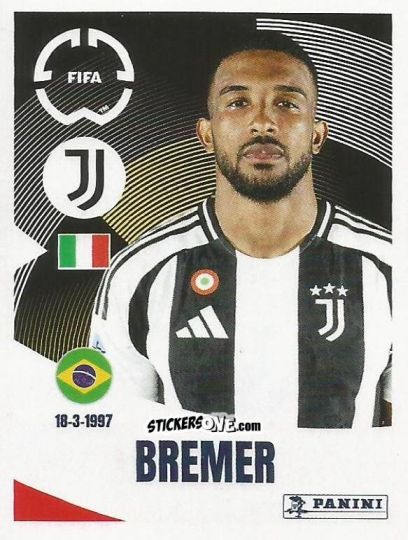 Sticker Bremer - FIFA Club World Cup 2025
 n. 463 - Panini
