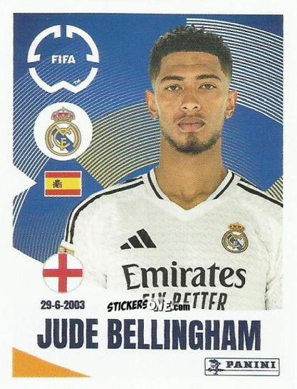 Figurina Jude Bellingham - FIFA Club World Cup 2025
 n. 484 - Panini