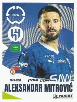 Cromo Aleksandar Mitrovic - FIFA Club World Cup 2025
 n. 509 - Panini