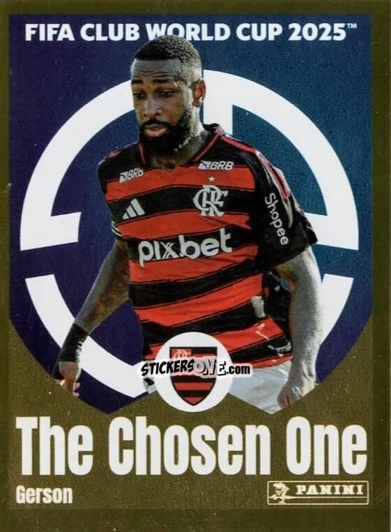 Figurina Gerson (The Chosen One) - FIFA Club World Cup 2025
 n. 205 - Panini