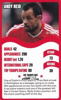 Sticker Andy Reid - Nottingham Forest 30 Legendary Players
 n. 2 - Top Trumps