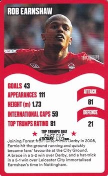 Cromo Robert Earnshaw - Nottingham Forest 30 Legendary Players
 n. 22 - Top Trumps