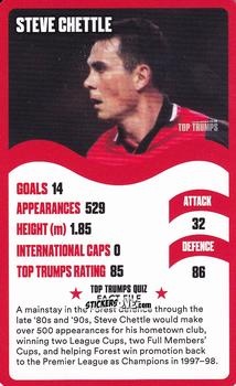 Cromo Steve Chettle - Nottingham Forest 30 Legendary Players
 n. 25 - Top Trumps