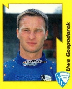 Sticker Uwe Gospodarek - German Football Bundesliga 1997-1998. Final phase n. 20 - Panini