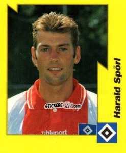 Sticker Harald Spörl - German Football Bundesliga 1997-1998. Final phase n. 78 - Panini