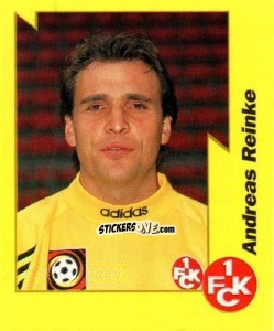 Sticker Andreas Reinke - German Football Bundesliga 1997-1998. Final phase n. 98 - Panini