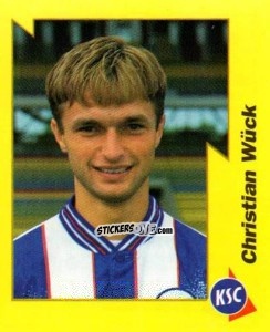 Sticker Christian Wück - German Football Bundesliga 1997-1998. Final phase n. 120 - Panini