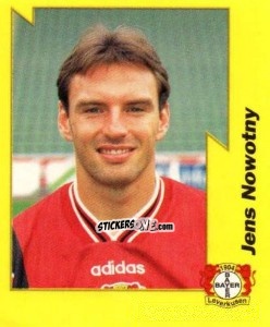 Sticker Jens Nowotny - German Football Bundesliga 1997-1998. Final phase n. 139 - Panini