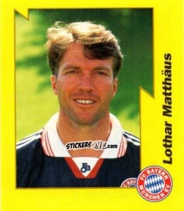 Sticker Lothar Matthäus - German Football Bundesliga 1997-1998. Final phase n. 165 - Panini