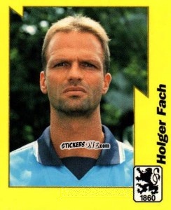 Sticker Holger Fach - German Football Bundesliga 1997-1998. Final phase n. 178 - Panini
