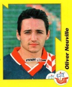 Sticker Oliver Neuville - German Football Bundesliga 1997-1998. Final phase n. 200 - Panini