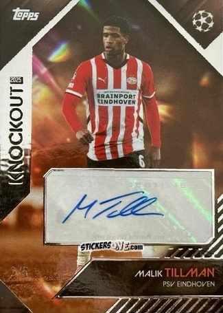 Sticker Malik Tillman - UEFA Club Competitions Knockout 2024-2025
 n. A11 - Topps