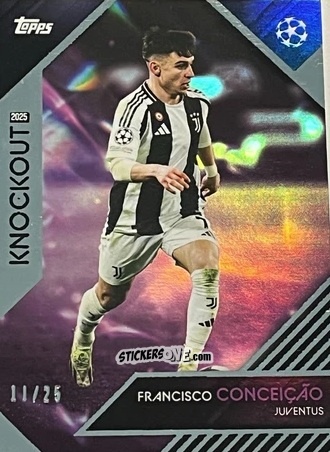 Sticker Francisco Conceição - UEFA Club Competitions Knockout 2024-2025
 n. 11 - Topps