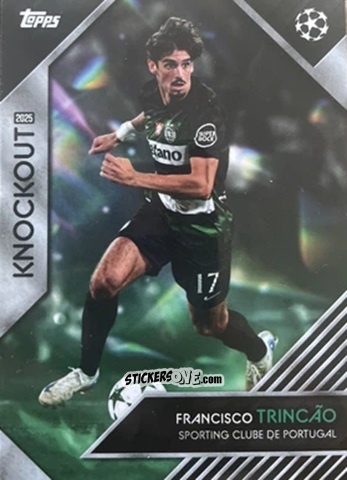 Sticker Francisco Trincão - UEFA Club Competitions Knockout 2024-2025
 n. 12 - Topps