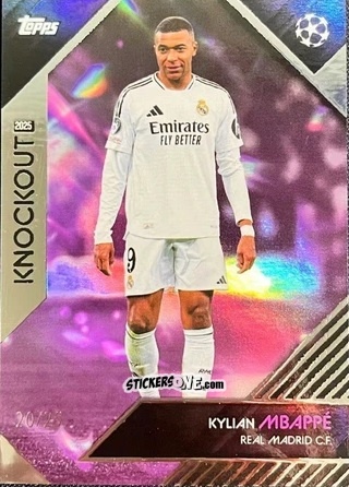 Cromo Kylian Mbappé - UEFA Club Competitions Knockout 2024-2025
 n. 21 - Topps