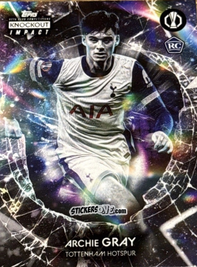 Sticker Archie Gray - UEFA Club Competitions Knockout 2024-2025
 n. 41 - Topps