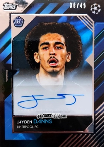 Cromo Jayden Danns - UEFA Club Competitions Knockout 2024-2025
 n. A25bu - Topps