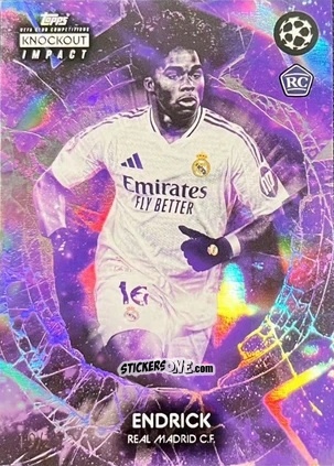 Cromo Endrick - UEFA Club Competitions Knockout 2024-2025
 n. 42pu - Topps