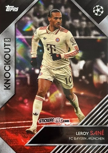 Cromo Leroy Sané - UEFA Club Competitions Knockout 2024-2025
 n. 23r - Topps