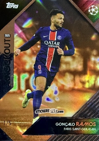 Cromo Gonçalo Ramos - UEFA Club Competitions Knockout 2024-2025
 n. 13o - Topps