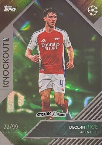Cromo Declan Rice - UEFA Club Competitions Knockout 2024-2025
 n. 8 - Topps