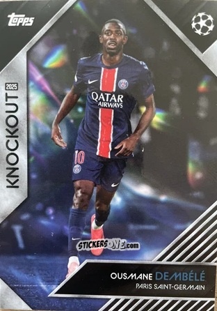 Sticker Ousmane Dembélé - UEFA Club Competitions Knockout 2024-2025
 n. 33 - Topps