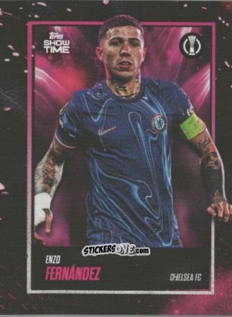 Sticker Enzo Fernandez - Showtime UEFA Club Competitions 2024-2025
 n. 10 - Topps