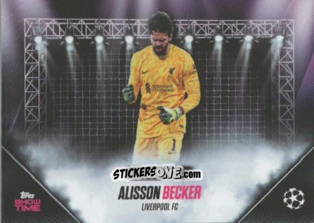 Sticker Alisson Becker - Showtime UEFA Club Competitions 2024-2025
 n. 63 - Topps