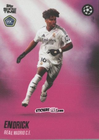 Sticker Endrick - Showtime UEFA Club Competitions 2024-2025
 n. 73 - Topps