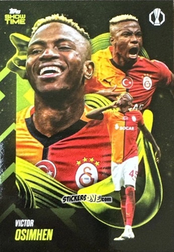 Sticker Victor Osimhen - Showtime UEFA Club Competitions 2024-2025
 n. 83 - Topps