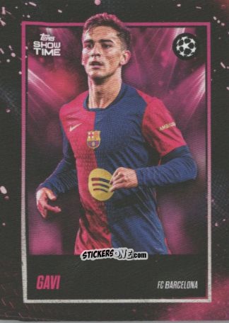 Sticker Gavi - Showtime UEFA Club Competitions 2024-2025
 n. 14 - Topps