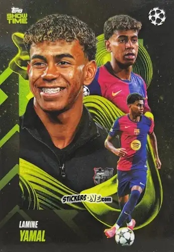 Cromo Lamine Yamal - Showtime UEFA Club Competitions 2024-2025
 n. 82 - Topps