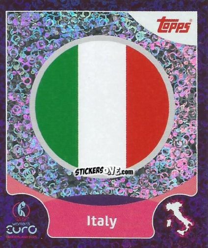 Figurina Italy - Uefa Women'S Euro 2025 n. 5 - Topps