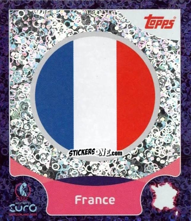 Figurina France - Uefa Women'S Euro 2025 n. 9 - Topps
