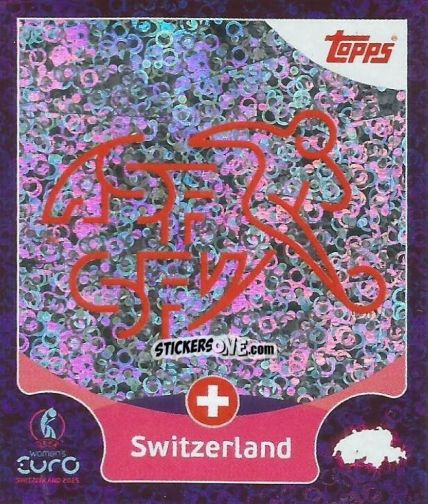 Sticker Switzerland - Uefa Women'S Euro 2025 n. 13 - Topps