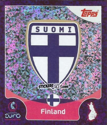 Sticker Finland - Uefa Women'S Euro 2025 n. 15 - Topps
