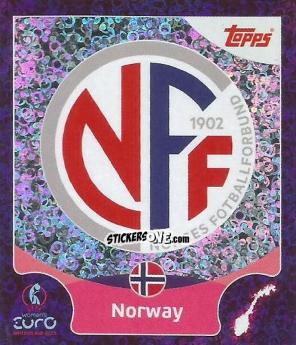 Sticker Norway - Uefa Women'S Euro 2025 n. 16 - Topps