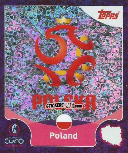 Sticker Poland - Uefa Women'S Euro 2025 n. 17 - Topps