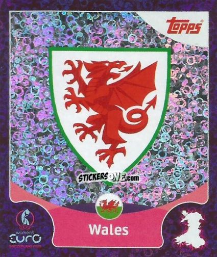Sticker Wales - Uefa Women'S Euro 2025 n. 20 - Topps