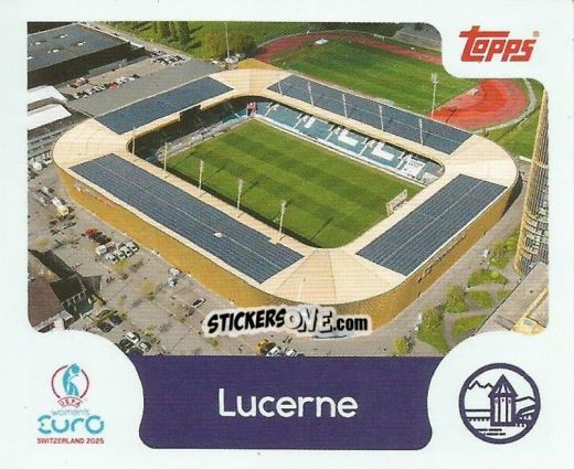 Sticker Lucerne - Uefa Women'S Euro 2025 n. 26 - Topps