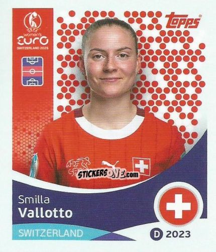 Sticker Smilla Vallotto - Uefa Women'S Euro 2025 n. 38 - Topps